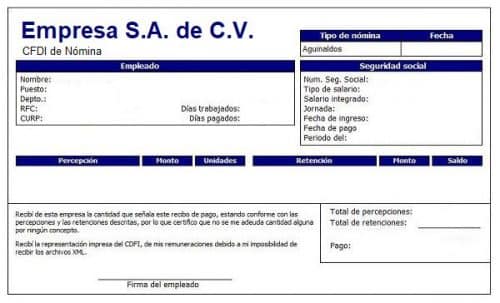 Recibo de Nomina